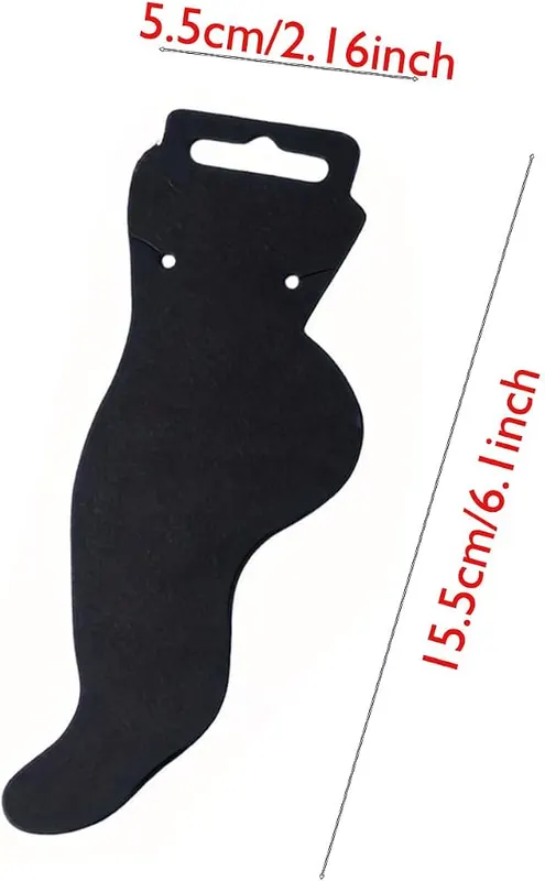 Dzrige Foot Shaped Anklet Display Cards – Designed for anklets and bracelets