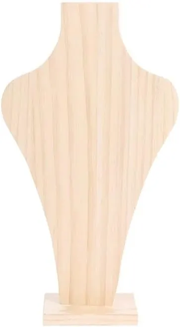 Dzrige Solid Wood Necklace Display Stand – quick tool free detachable design