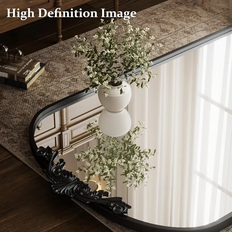 Easly 32″X71″ Black Full Length Mirror – product photo 7 of 9