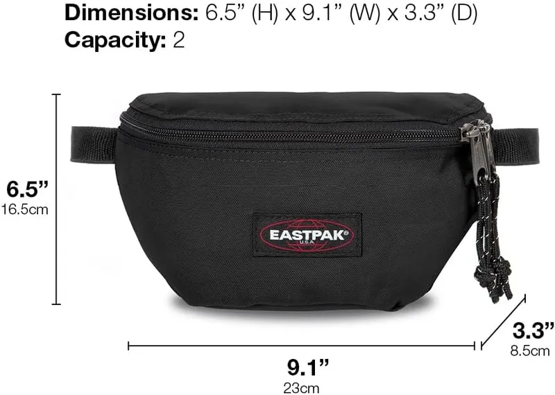 Eastpak 2L Springer Waistpack – Compact Capacity & Dimensions