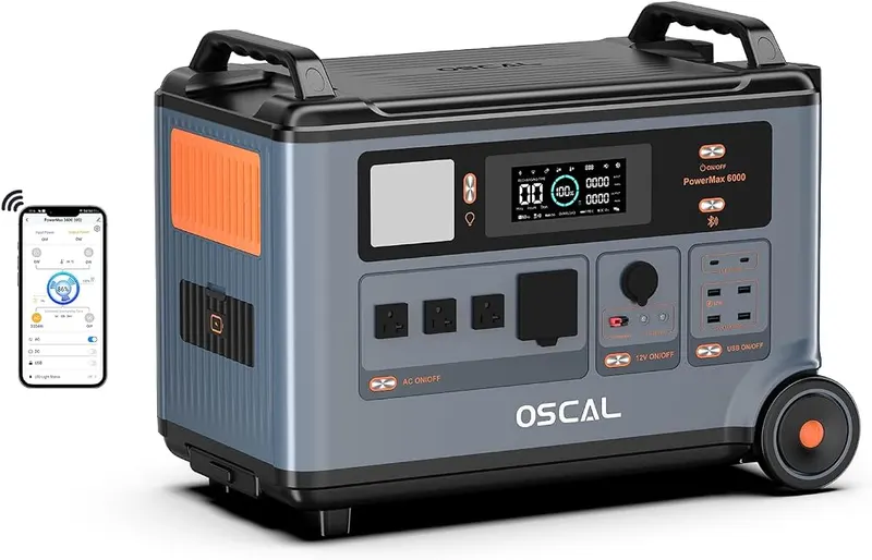ECOGREAT OSCAL PowerMax 6000 Solar Generator