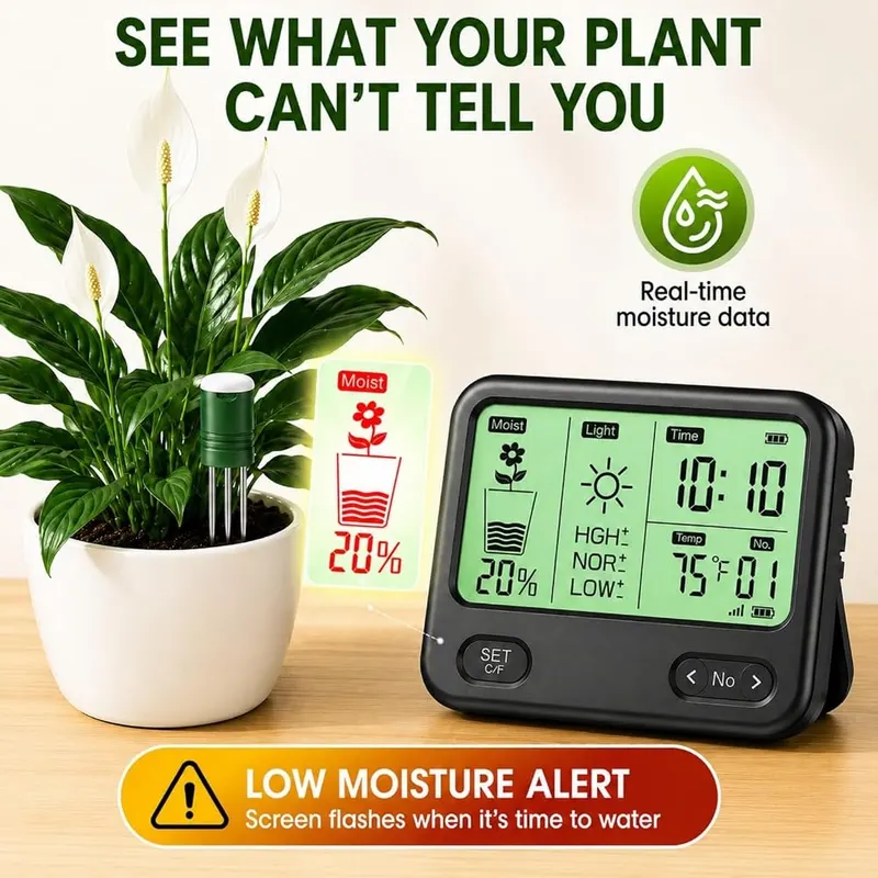 EDGEVEIL 4-in-1 Soil Moisture Meter – Soil moisture reading