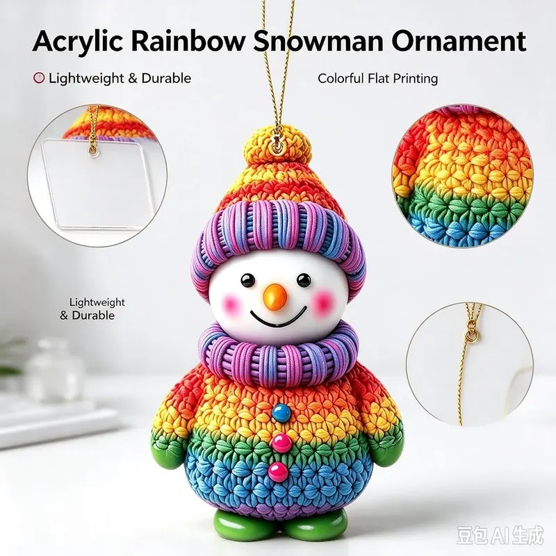 Ediseng Personalized Snowman Ornaments Multi Color – Snowman Design:This snowman ornament set offers a cute