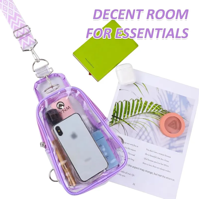 Edraco Clear Sling Bag Stadium Approved – High-Quality Material