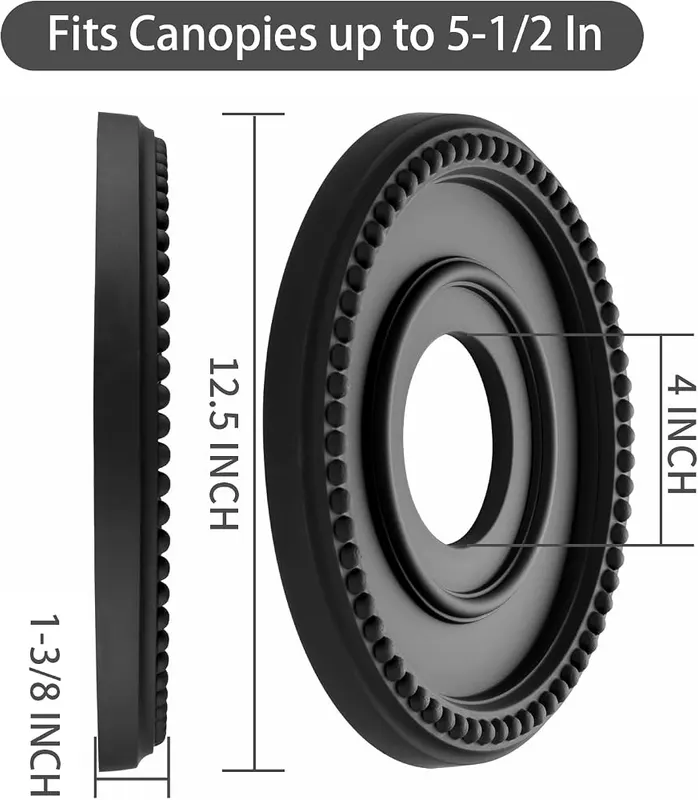 EIFHYT 2 Pack PU Ceiling Medallions – Package Contents