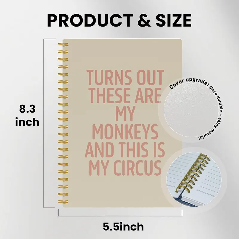EKGJW Funny Notebooks – Its portable 5