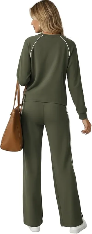 Ekouaer Ekoauer Lounge Sets Army Green – Pockets for everyday carry