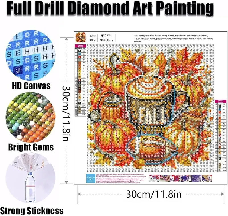 Ekuxom Fall Diamond Art Kits – product photo 2 of 6