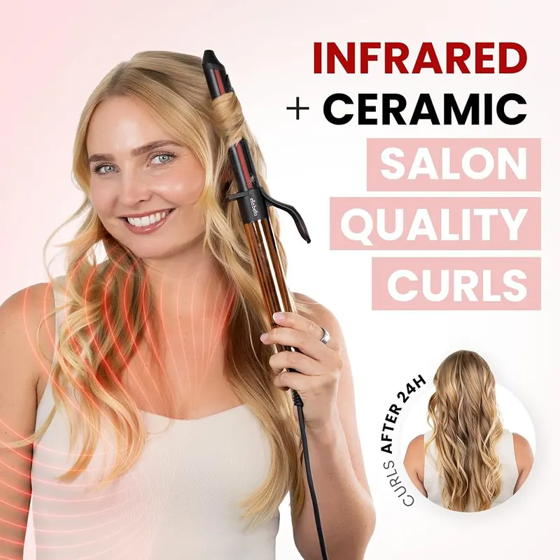 ELLA BELLA® Curling Iron 1 Inch – 1-inch ceramic curling wand