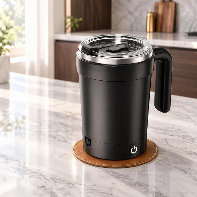 ELMWODHJ 380ml Detachable Self Stirring Coffee Mug – product photo 5 of 7