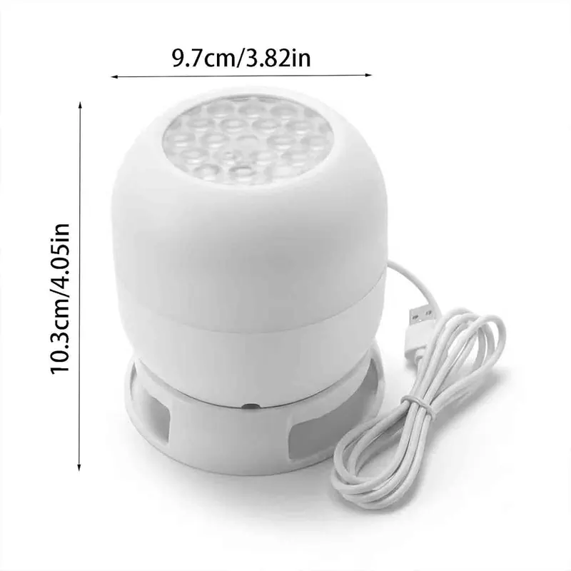 ELMWODHJ Christmas Projector Lights – Soft warm glow for bedroom relaxation