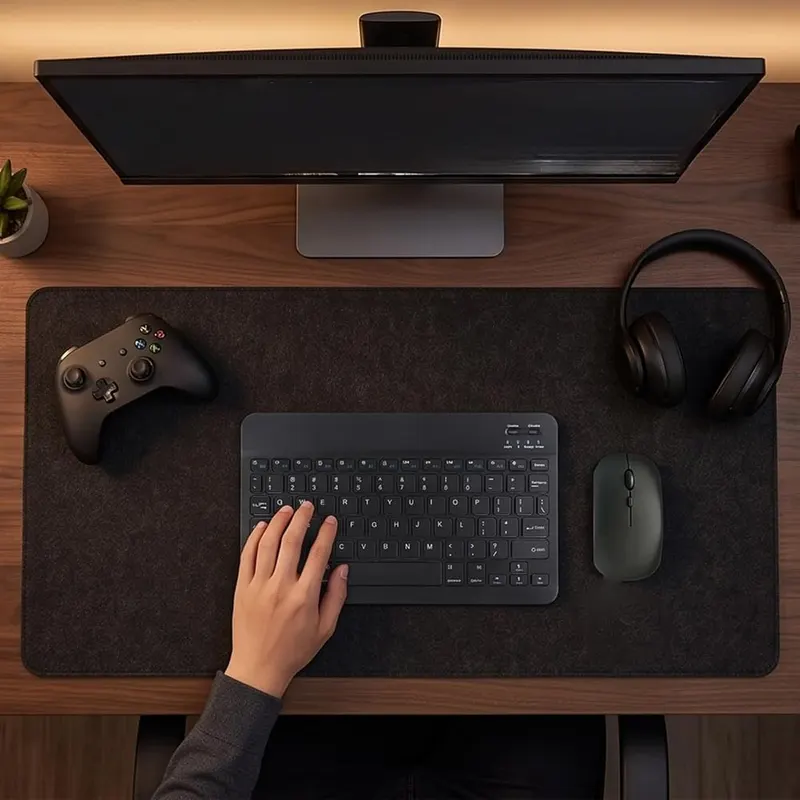 ELMWODHJ Wire less Keyboard Mouse Combo – product photo 3 of 6