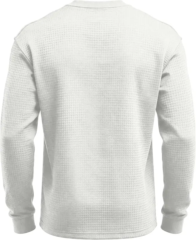 Elneeya Game Day Sweatshirt V010-white – Textured waffle knit construction