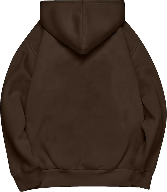 Elneeya Oversized Sweatshirt V005- Coffee – Cozy Fleece Feel