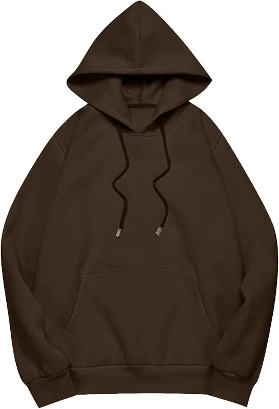 Elneeya Oversized Sweatshirt V005- Coffee – Practical Kangaroo Pocket