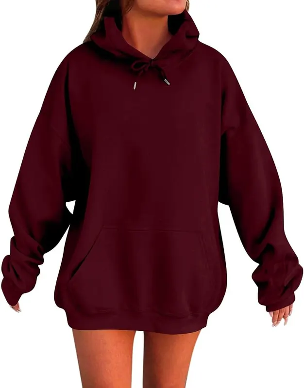 Elneeya Oversized Sweatshirt V013- Wine in V013- Wine