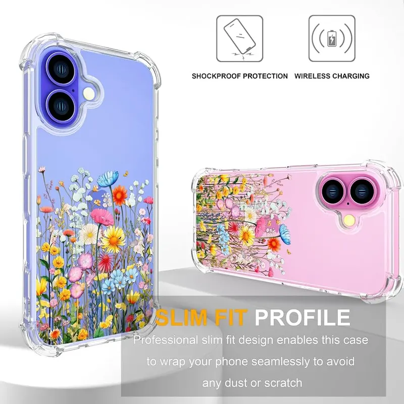 ENDIY for iPhone 16 Case – Best Care for Camera & Screen