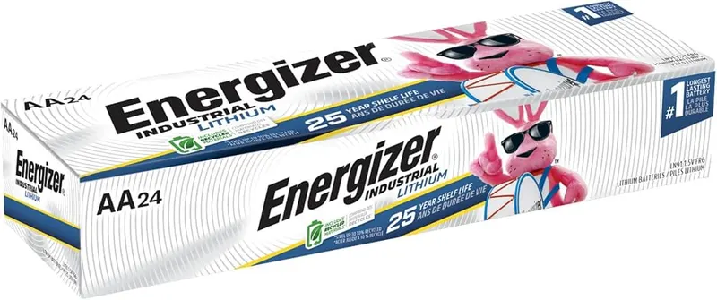 Energizer® Industrial Lithium AA Batteries