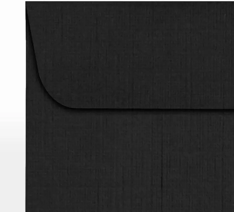 Envelopes.com LUXPaper #1 Coin Envelopes Black Linen – product photo 8 of 9