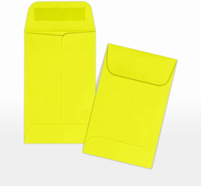 Envelopes.com LUXPaper #1 Coin Envelopes Citrus – Printable & Customizable