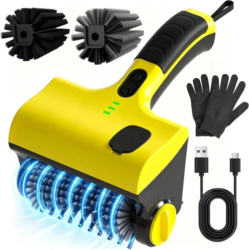Epinovo Electric Grill Brush in Yellow
