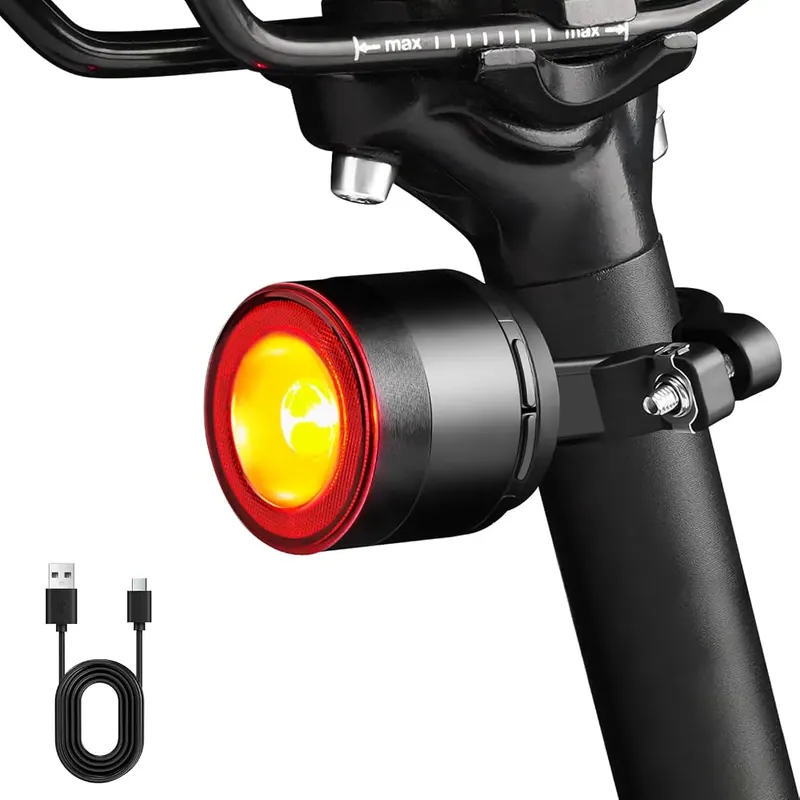Esaytool Variable Brightness Bike Tail Light in Black