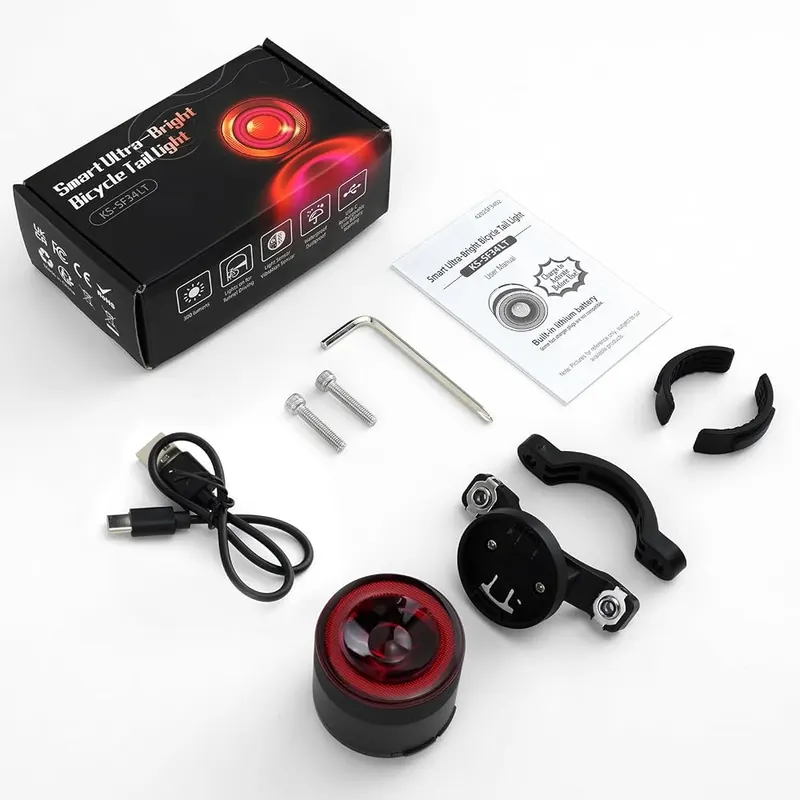 Esaytool Variable Brightness Bike Tail Light – product photo 9 of 9
