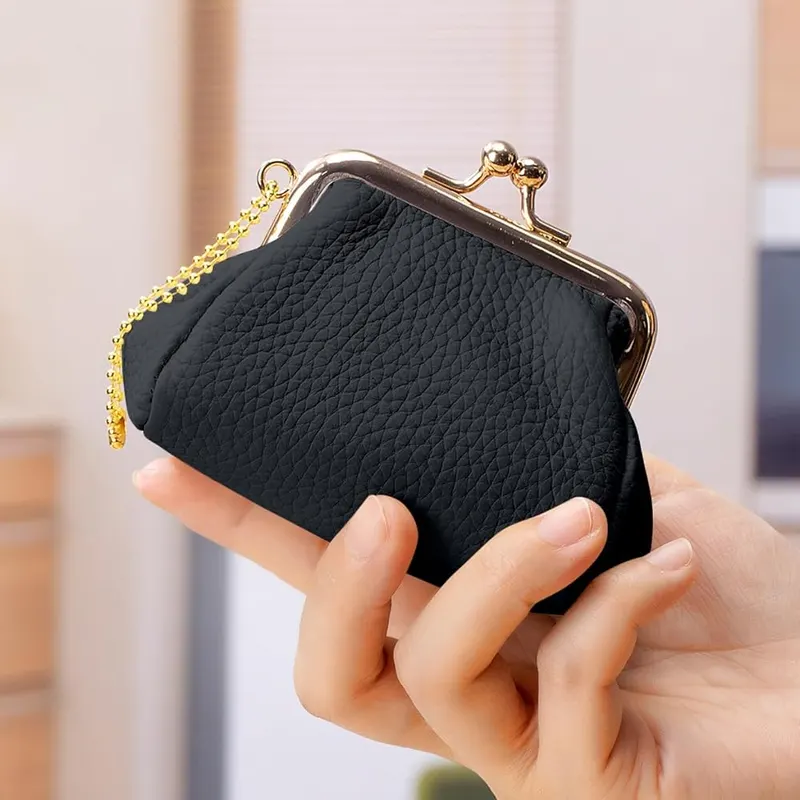 EutDett Leather Coin Purse – Compact Size Dimensions