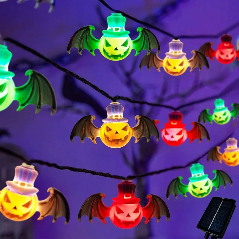 Evicyego Solar Garden Lights in Red Green White