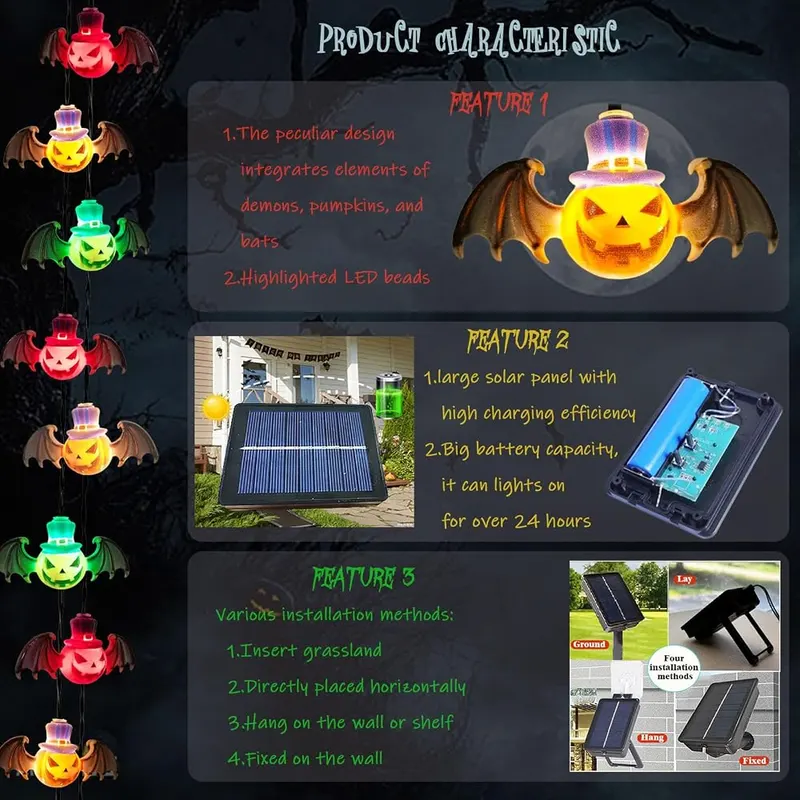 Evicyego Solar Garden Lights – Easy Installation