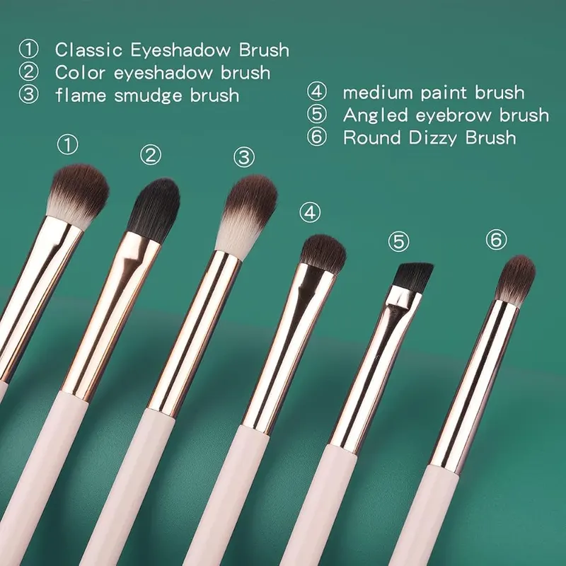EVRCHGIEA Eye Makeup Brush Set – Non-shedding bristle design