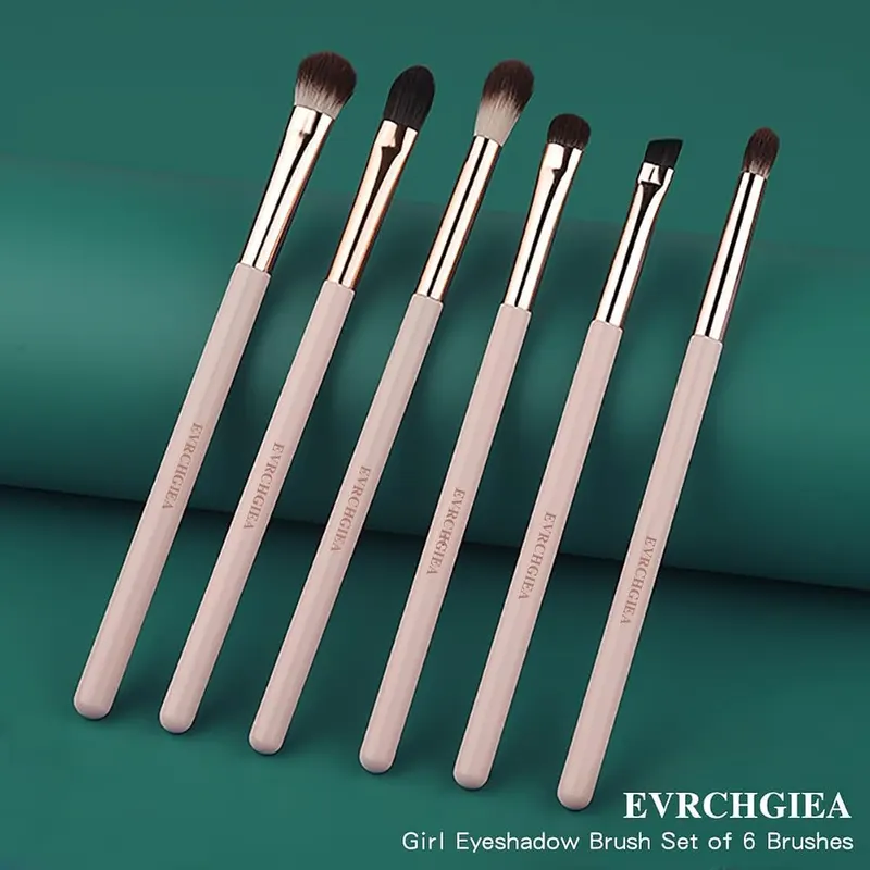 EVRCHGIEA Eye Makeup Brush Set – Lightweight wooden handles