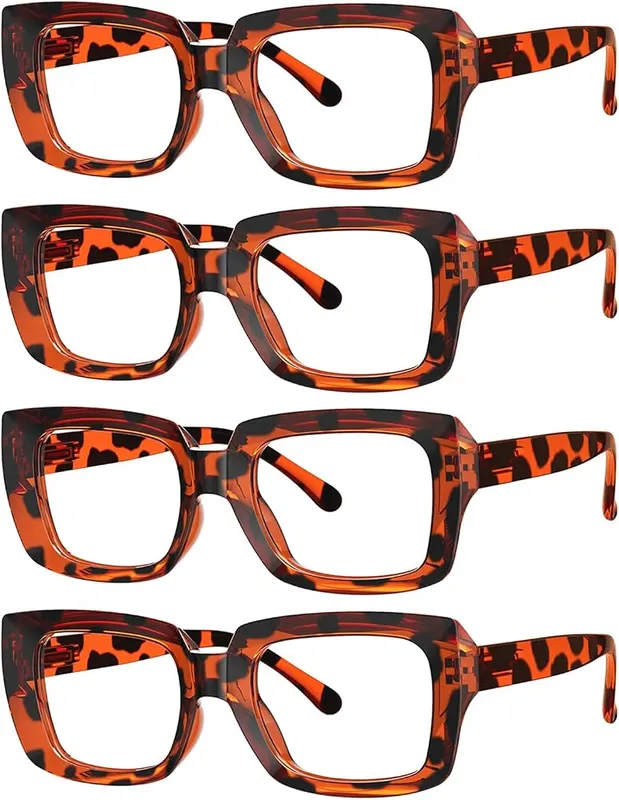 Eyekepper 4 Pack Stylish Reading Glasses Women