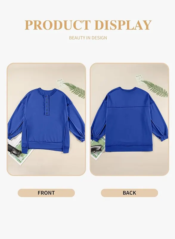 Eytino Plus Size Sweatshirts – product photo 4 of 5