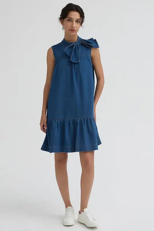 EZAPINE Denim Dress – product photo 2 of 6