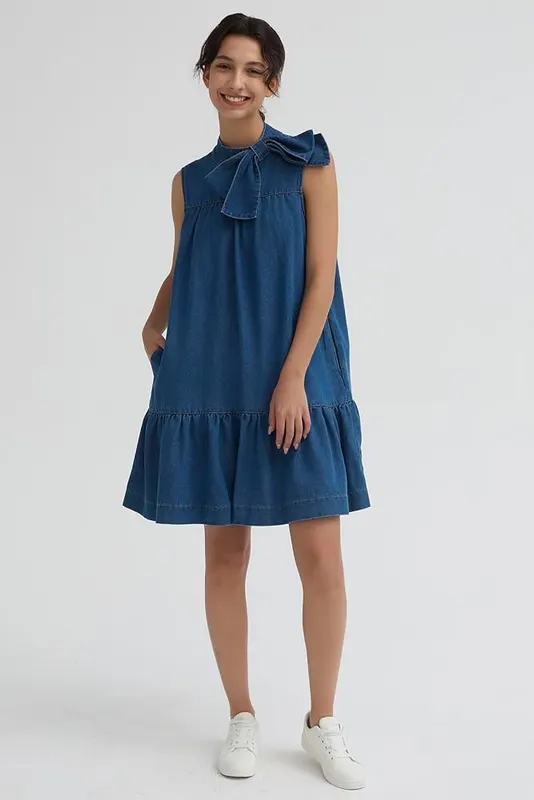 EZAPINE Denim Dress – product photo 3 of 6