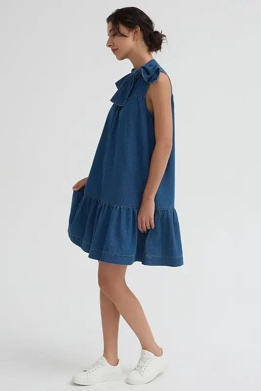 EZAPINE Denim Dress – product photo 4 of 6