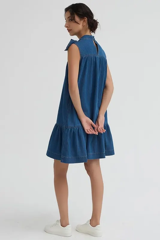EZAPINE Denim Dress – product photo 6 of 6