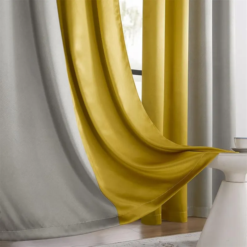 F-CHU 100% Blackout Curtains – Unique Home Decor