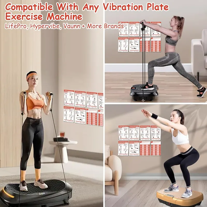 FANPARE Vibration Plate Exercise Machine Poster – Compatible with all vibration machines