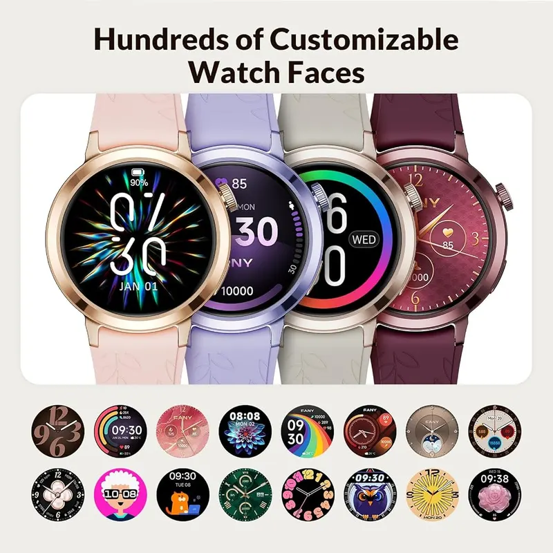FANY Luna Smart Watch Cloud Cream – Timely Customer Support & 5-Year Warranty