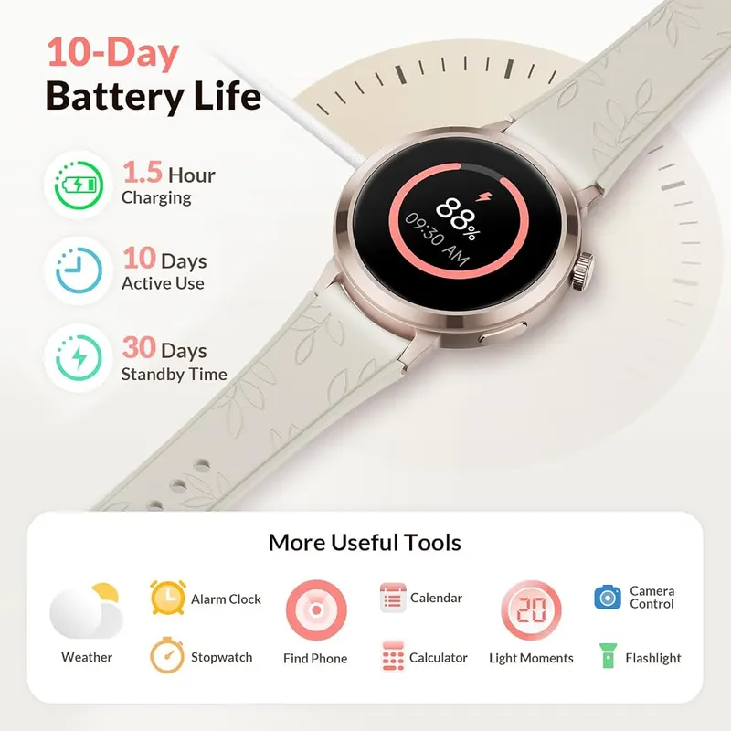 FANY Luna Smart Watch Cloud Cream – product photo 9 of 9