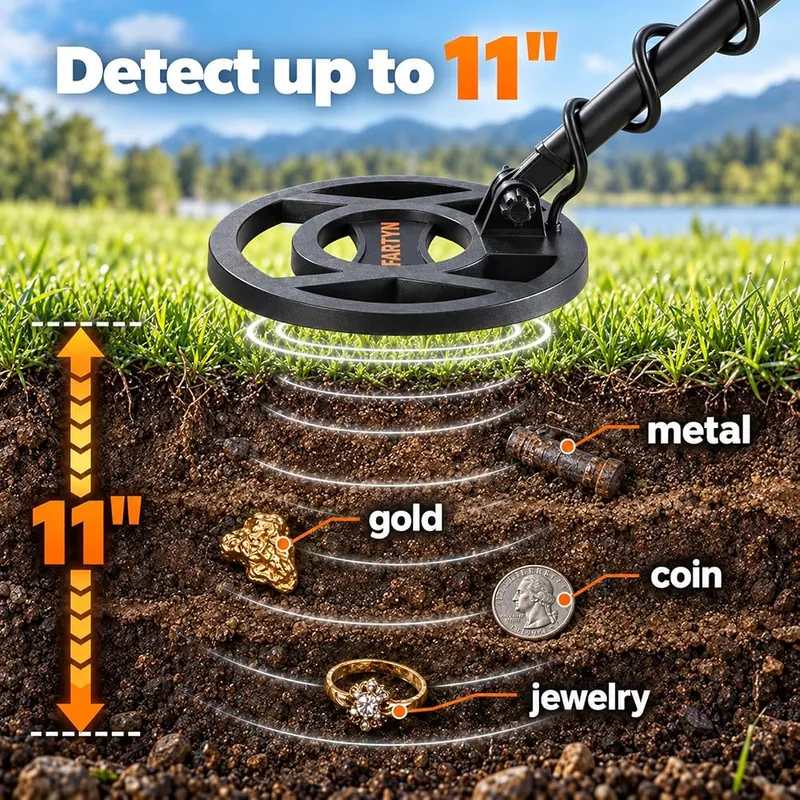 FARTRYNI Metal Detector – Higher Accuracy