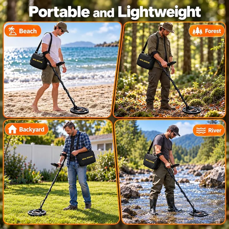 FARTRYNI Metal Detector – Compact & Travel-Ready