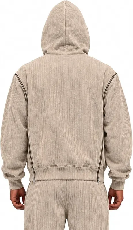faweinjia Corduroy Hoodies – product photo 4 of 6