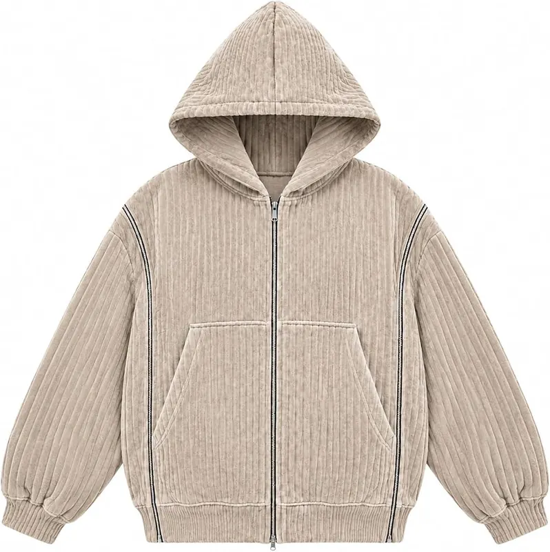 faweinjia Corduroy Hoodies – product photo 5 of 6