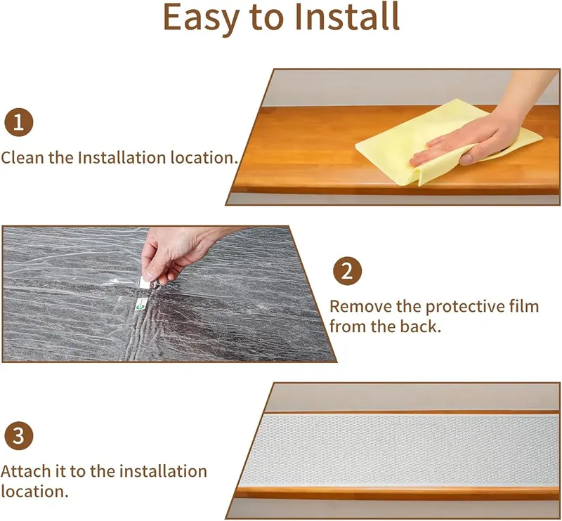 feihead Carpet Stairs Runner – Washable Design– These stair treads maintain anti-slip performance