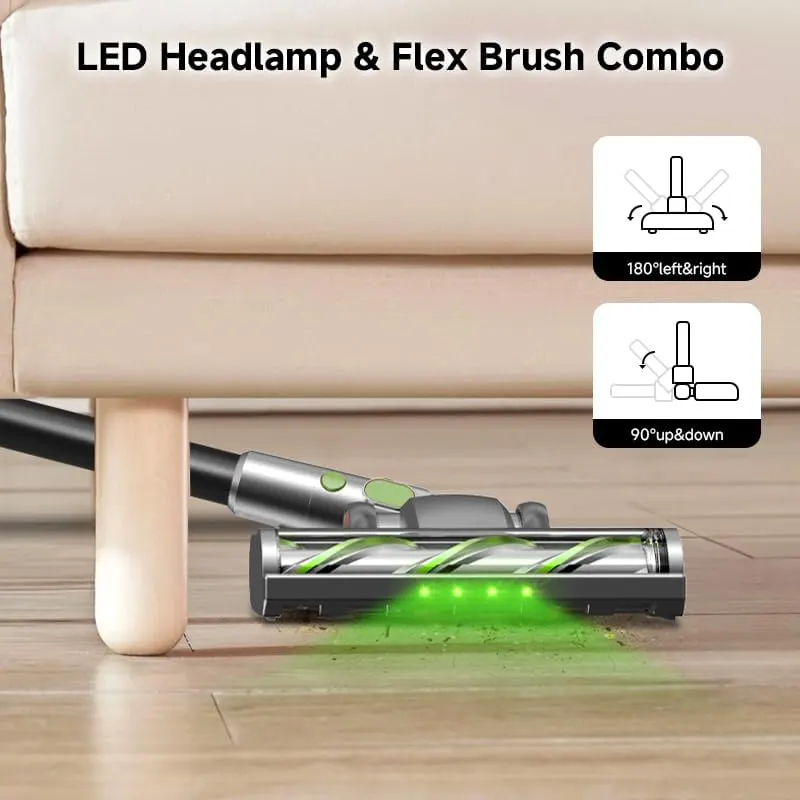 fenhua Cordless Vacuum Cleaner – Lightweight green finish