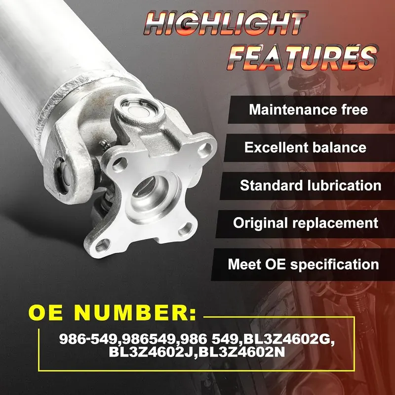 Fexhull Aluminum Rear Drive Shaft Fit – product photo 2 of 7