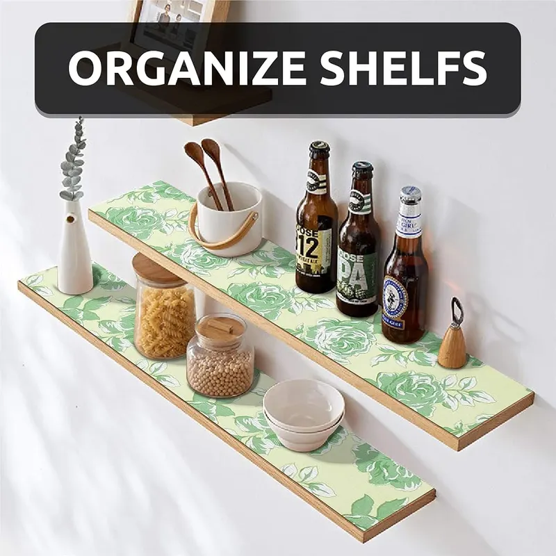 FIFTY FEET 18X96 Inch Shelf Liner – Elegant Style - Our elegant style shelf liners